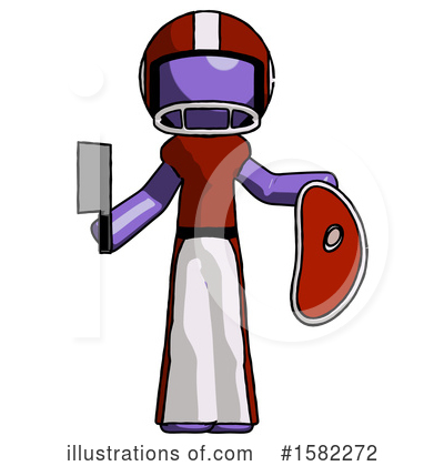 Royalty-Free (RF) Purple Design Mascot Clipart Illustration by Leo Blanchette - Stock Sample #1582272