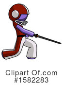 Purple Design Mascot Clipart #1582283 by Leo Blanchette