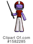 Purple Design Mascot Clipart #1582285 by Leo Blanchette