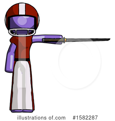 Royalty-Free (RF) Purple Design Mascot Clipart Illustration by Leo Blanchette - Stock Sample #1582287
