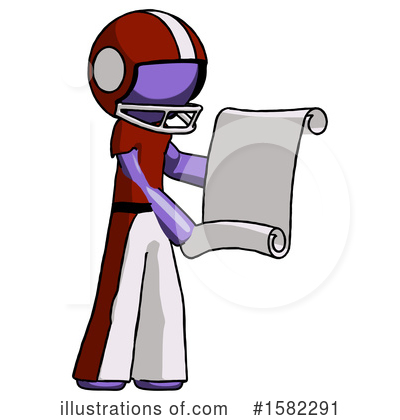 Royalty-Free (RF) Purple Design Mascot Clipart Illustration by Leo Blanchette - Stock Sample #1582291