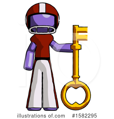 Royalty-Free (RF) Purple Design Mascot Clipart Illustration by Leo Blanchette - Stock Sample #1582295