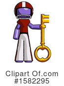 Purple Design Mascot Clipart #1582295 by Leo Blanchette