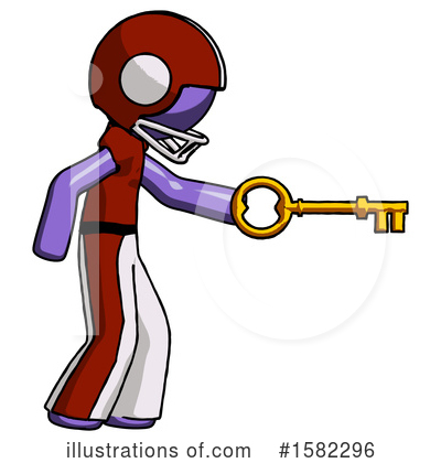 Royalty-Free (RF) Purple Design Mascot Clipart Illustration by Leo Blanchette - Stock Sample #1582296