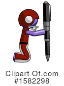 Purple Design Mascot Clipart #1582298 by Leo Blanchette