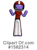 Purple Design Mascot Clipart #1582314 by Leo Blanchette