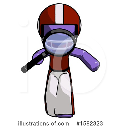 Royalty-Free (RF) Purple Design Mascot Clipart Illustration by Leo Blanchette - Stock Sample #1582323