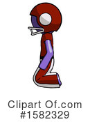 Purple Design Mascot Clipart #1582329 by Leo Blanchette