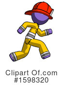 Purple Design Mascot Clipart #1598320 by Leo Blanchette