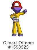 Purple Design Mascot Clipart #1598323 by Leo Blanchette
