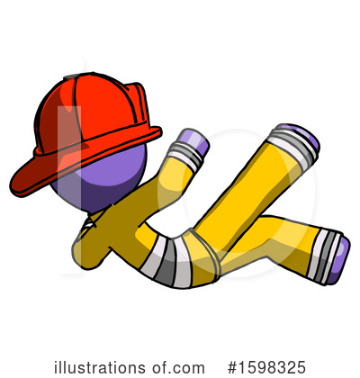 Royalty-Free (RF) Purple Design Mascot Clipart Illustration by Leo Blanchette - Stock Sample #1598325