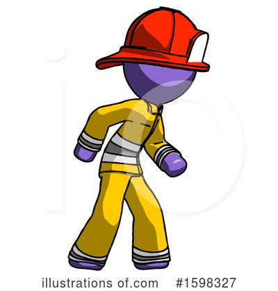 Royalty-Free (RF) Purple Design Mascot Clipart Illustration by Leo Blanchette - Stock Sample #1598327