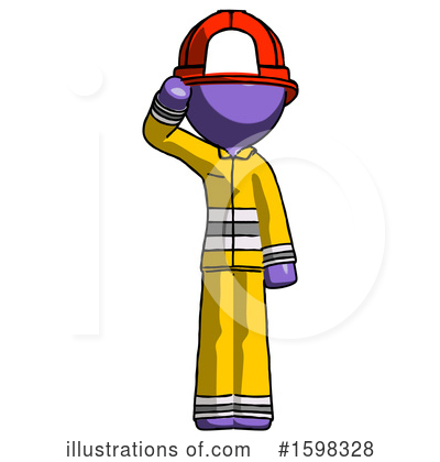 Royalty-Free (RF) Purple Design Mascot Clipart Illustration by Leo Blanchette - Stock Sample #1598328