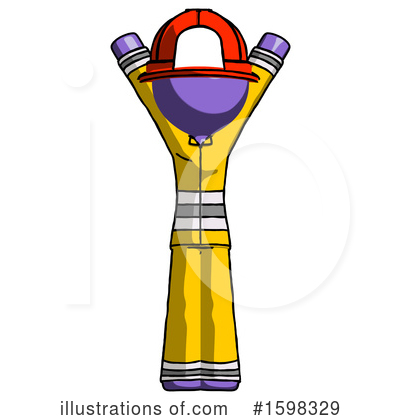 Royalty-Free (RF) Purple Design Mascot Clipart Illustration by Leo Blanchette - Stock Sample #1598329