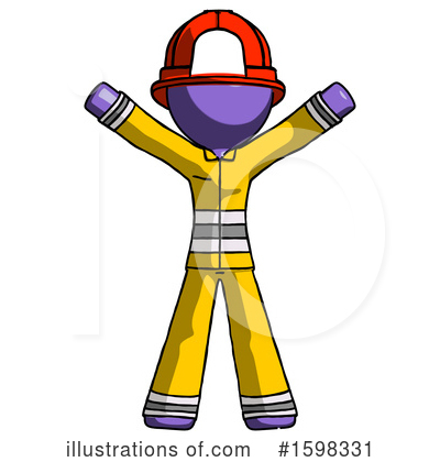 Royalty-Free (RF) Purple Design Mascot Clipart Illustration by Leo Blanchette - Stock Sample #1598331