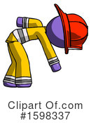 Purple Design Mascot Clipart #1598337 by Leo Blanchette