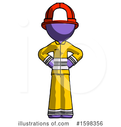Royalty-Free (RF) Purple Design Mascot Clipart Illustration by Leo Blanchette - Stock Sample #1598356