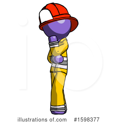 Royalty-Free (RF) Purple Design Mascot Clipart Illustration by Leo Blanchette - Stock Sample #1598377