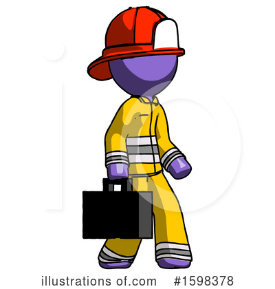 Royalty-Free (RF) Purple Design Mascot Clipart Illustration by Leo Blanchette - Stock Sample #1598378