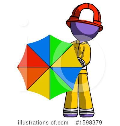Royalty-Free (RF) Purple Design Mascot Clipart Illustration by Leo Blanchette - Stock Sample #1598379