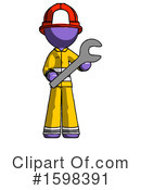 Purple Design Mascot Clipart #1598391 by Leo Blanchette