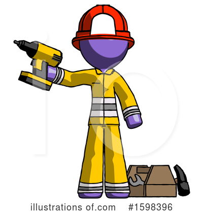Royalty-Free (RF) Purple Design Mascot Clipart Illustration by Leo Blanchette - Stock Sample #1598396