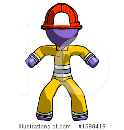 Royalty-Free (RF) Purple Design Mascot Clipart Illustration by Leo Blanchette - Stock Sample #1598416