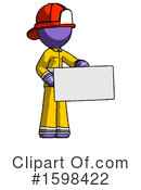 Purple Design Mascot Clipart #1598422 by Leo Blanchette