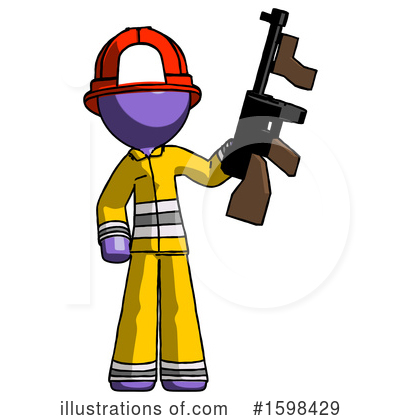 Royalty-Free (RF) Purple Design Mascot Clipart Illustration by Leo Blanchette - Stock Sample #1598429