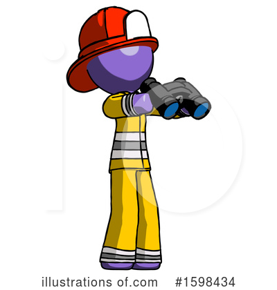 Royalty-Free (RF) Purple Design Mascot Clipart Illustration by Leo Blanchette - Stock Sample #1598434