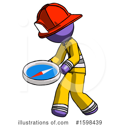 Royalty-Free (RF) Purple Design Mascot Clipart Illustration by Leo Blanchette - Stock Sample #1598439