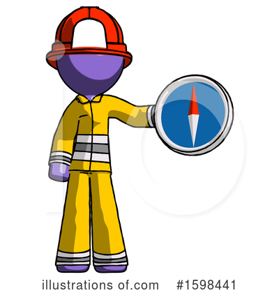 Royalty-Free (RF) Purple Design Mascot Clipart Illustration by Leo Blanchette - Stock Sample #1598441