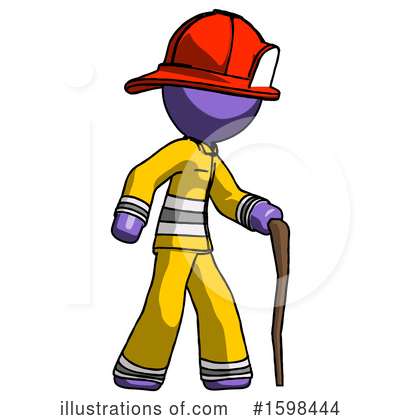 Royalty-Free (RF) Purple Design Mascot Clipart Illustration by Leo Blanchette - Stock Sample #1598444