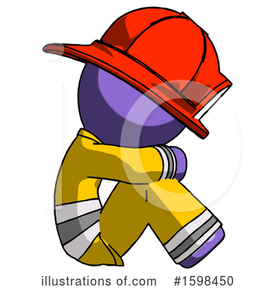 Royalty-Free (RF) Purple Design Mascot Clipart Illustration by Leo Blanchette - Stock Sample #1598450