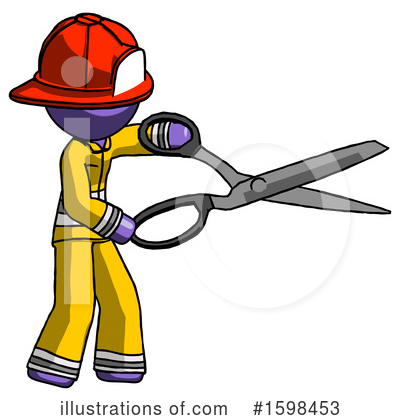 Royalty-Free (RF) Purple Design Mascot Clipart Illustration by Leo Blanchette - Stock Sample #1598453