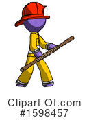 Purple Design Mascot Clipart #1598457 by Leo Blanchette