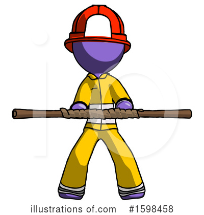Royalty-Free (RF) Purple Design Mascot Clipart Illustration by Leo Blanchette - Stock Sample #1598458
