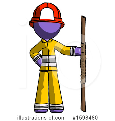 Royalty-Free (RF) Purple Design Mascot Clipart Illustration by Leo Blanchette - Stock Sample #1598460