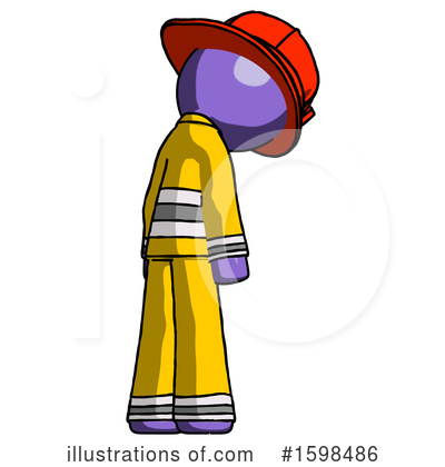 Royalty-Free (RF) Purple Design Mascot Clipart Illustration by Leo Blanchette - Stock Sample #1598486