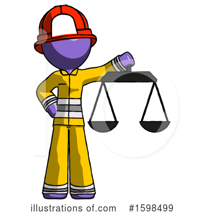 Royalty-Free (RF) Purple Design Mascot Clipart Illustration by Leo Blanchette - Stock Sample #1598499