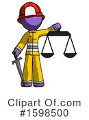 Purple Design Mascot Clipart #1598500 by Leo Blanchette