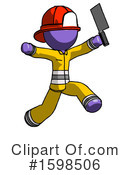 Purple Design Mascot Clipart #1598506 by Leo Blanchette