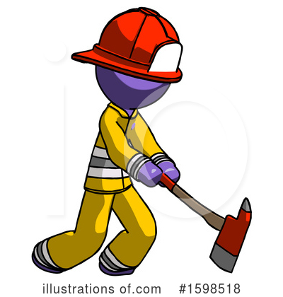 Royalty-Free (RF) Purple Design Mascot Clipart Illustration by Leo Blanchette - Stock Sample #1598518