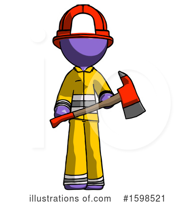 Royalty-Free (RF) Purple Design Mascot Clipart Illustration by Leo Blanchette - Stock Sample #1598521