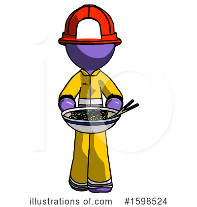 Royalty-Free (RF) Purple Design Mascot Clipart Illustration by Leo Blanchette - Stock Sample #1598524