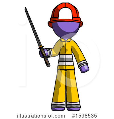 Royalty-Free (RF) Purple Design Mascot Clipart Illustration by Leo Blanchette - Stock Sample #1598535