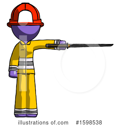 Royalty-Free (RF) Purple Design Mascot Clipart Illustration by Leo Blanchette - Stock Sample #1598538