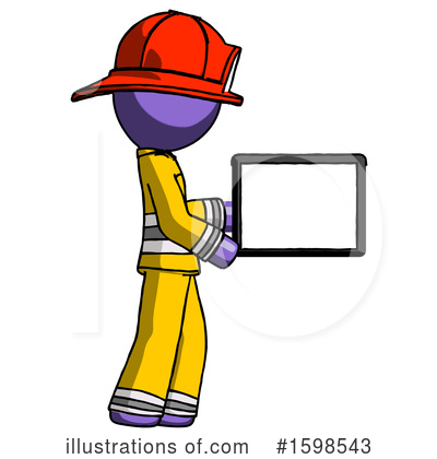 Royalty-Free (RF) Purple Design Mascot Clipart Illustration by Leo Blanchette - Stock Sample #1598543