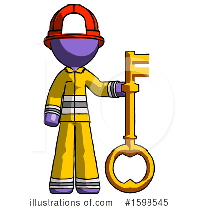 Royalty-Free (RF) Purple Design Mascot Clipart Illustration by Leo Blanchette - Stock Sample #1598545