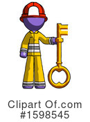 Purple Design Mascot Clipart #1598545 by Leo Blanchette